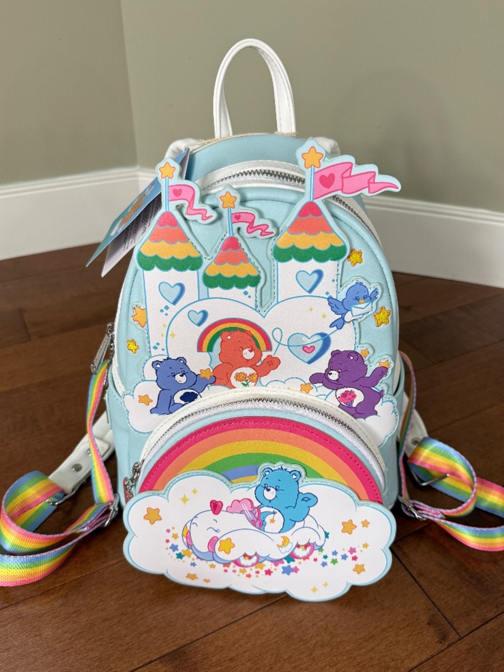 Loungefly Care Bears 40th Anniversary Backpack (NWT)